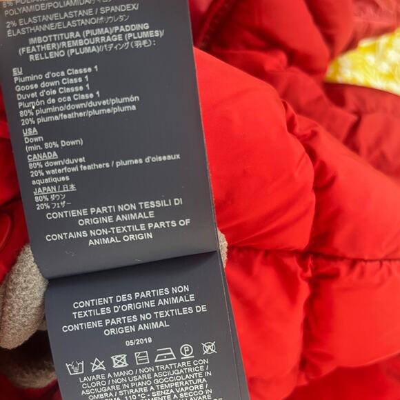 HERNO red down‎ short puffer - Picture 14 of 14